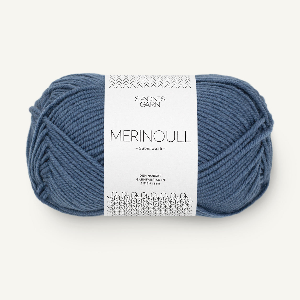 Merinoull jeansblå [6052]
