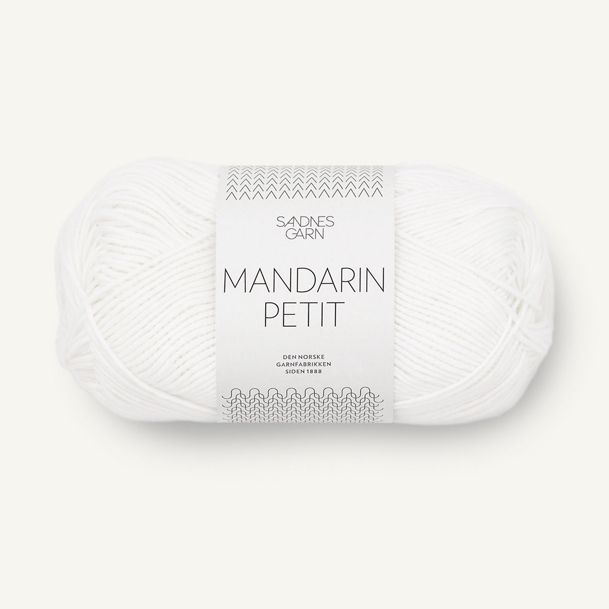 Mandarin Petit optisk hvid [1001]