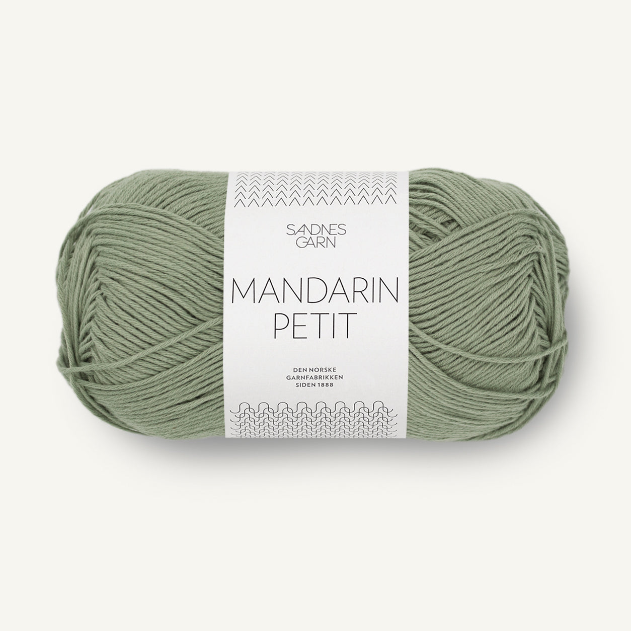 Mandarin Petit støvet lys grøn [9041]