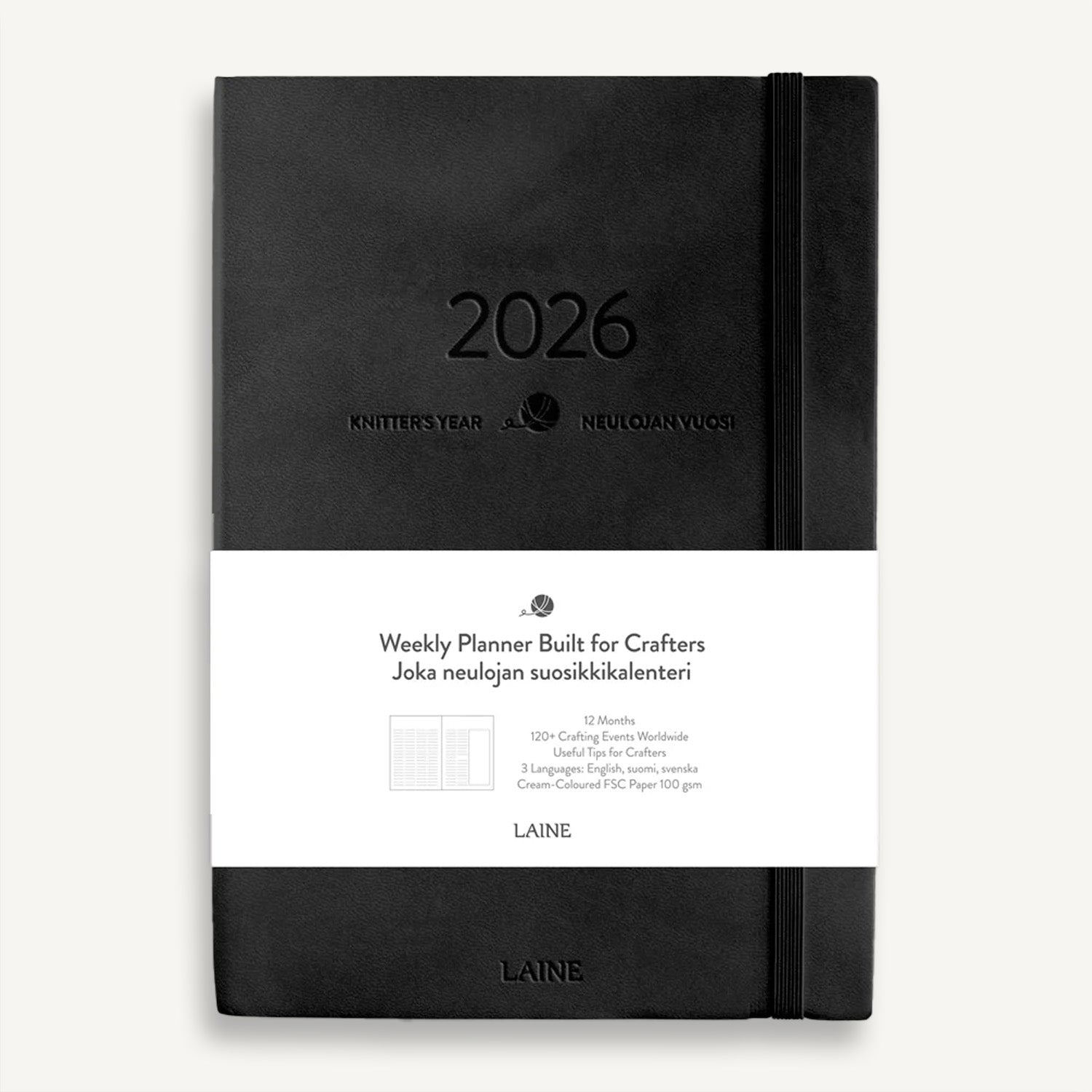 Laine Knitter's Year 2026, black