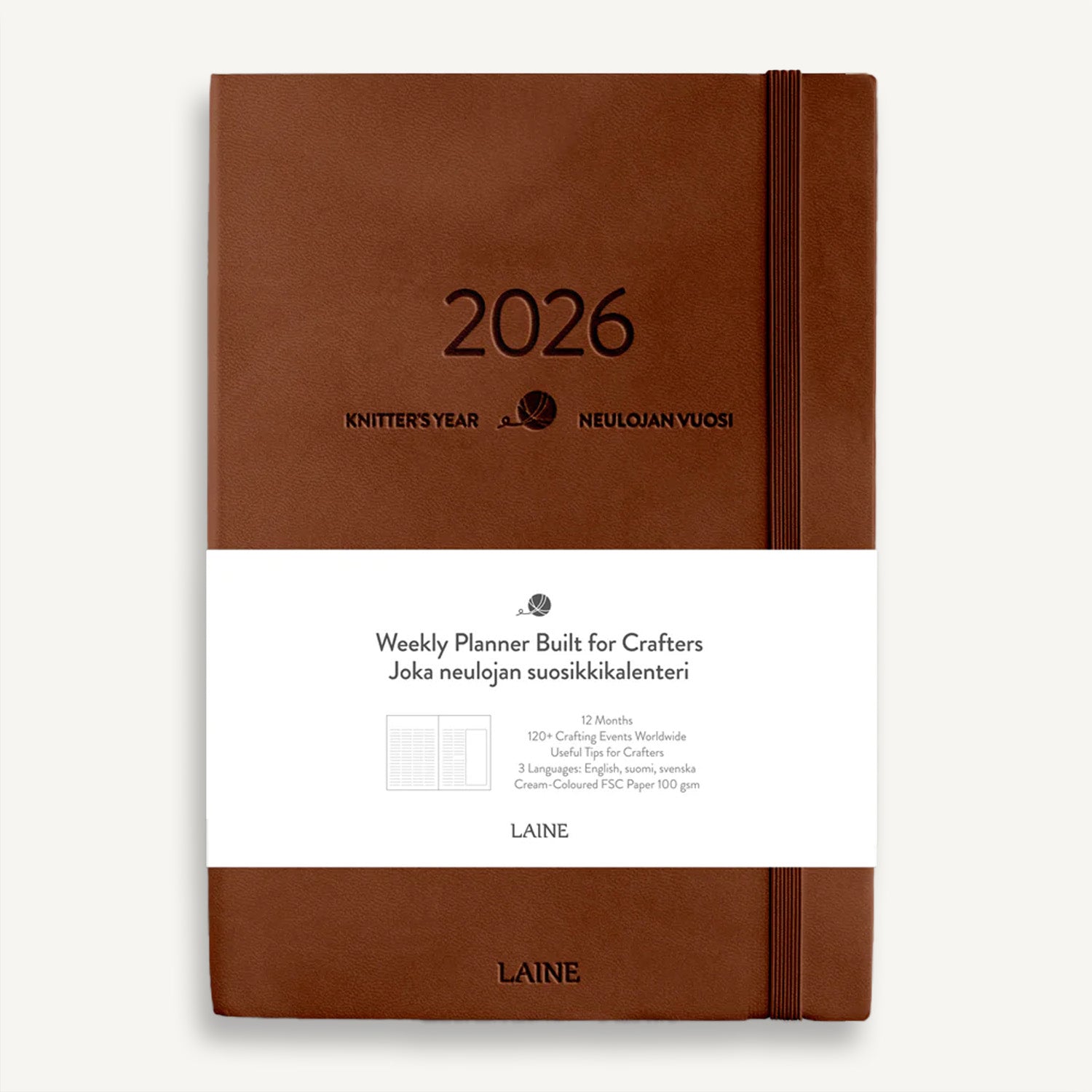 Laine Knitter's Year 2026, brown