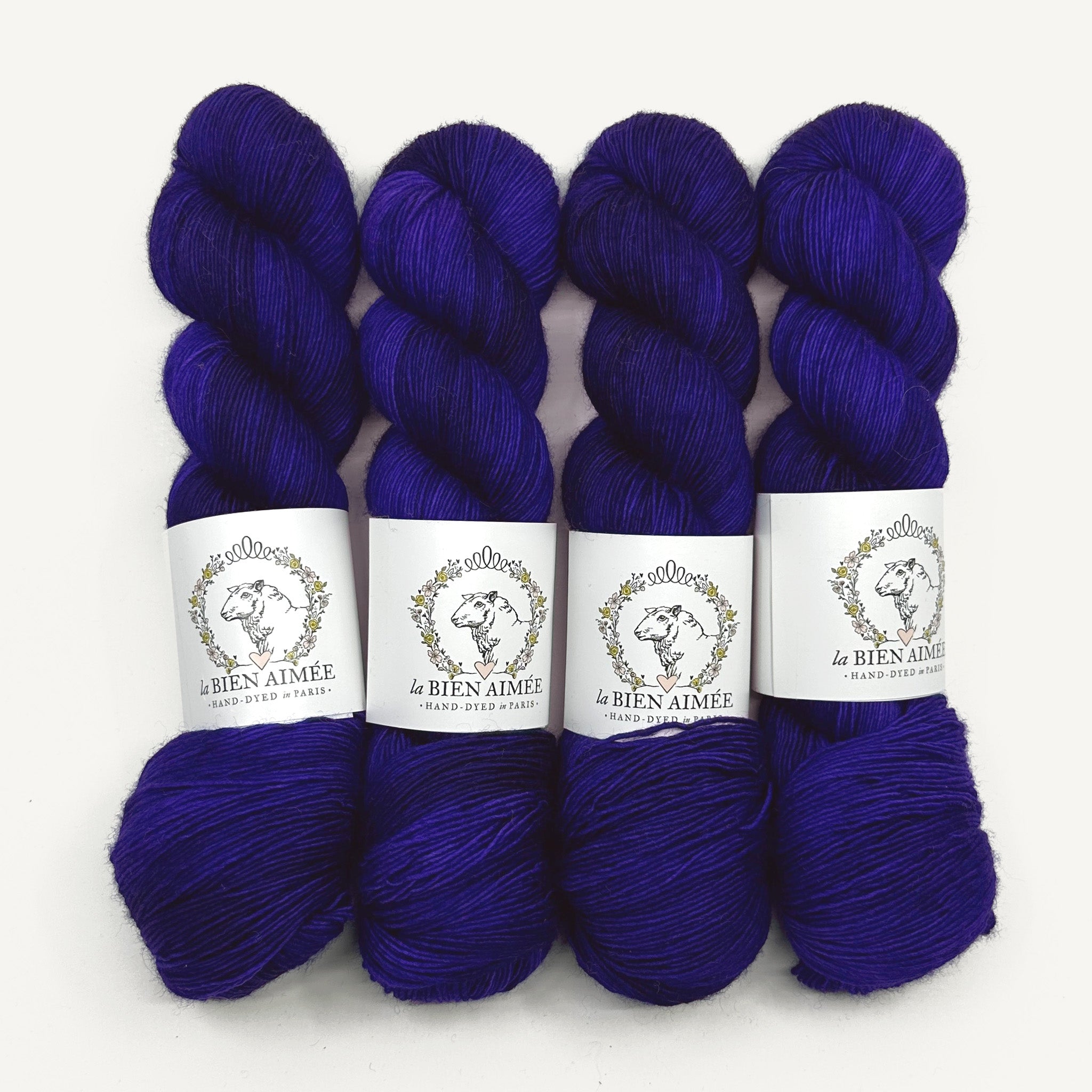 Merino Singles bleu royal