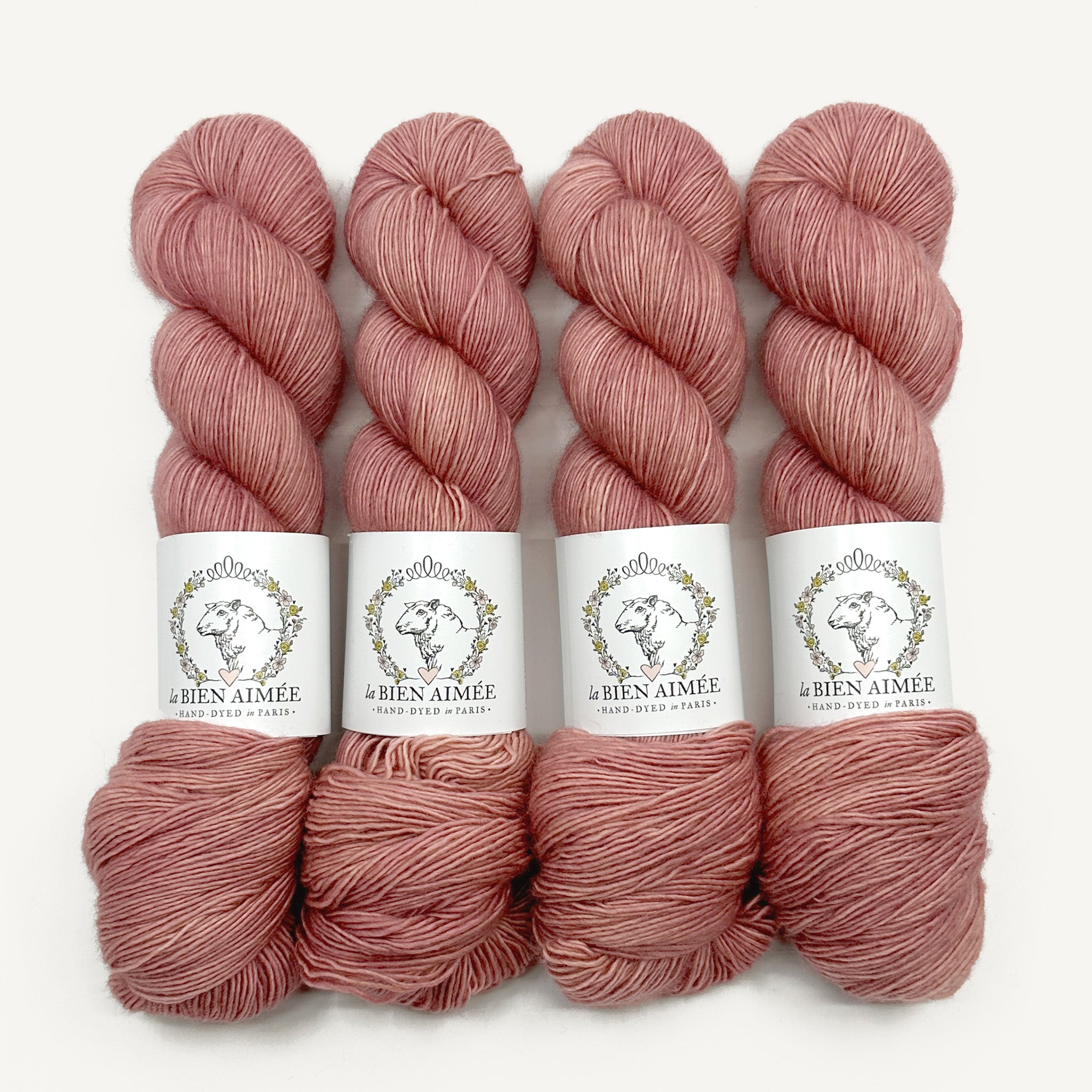 Merino Singles bois de rose