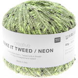 Make It Tweed neon yellow