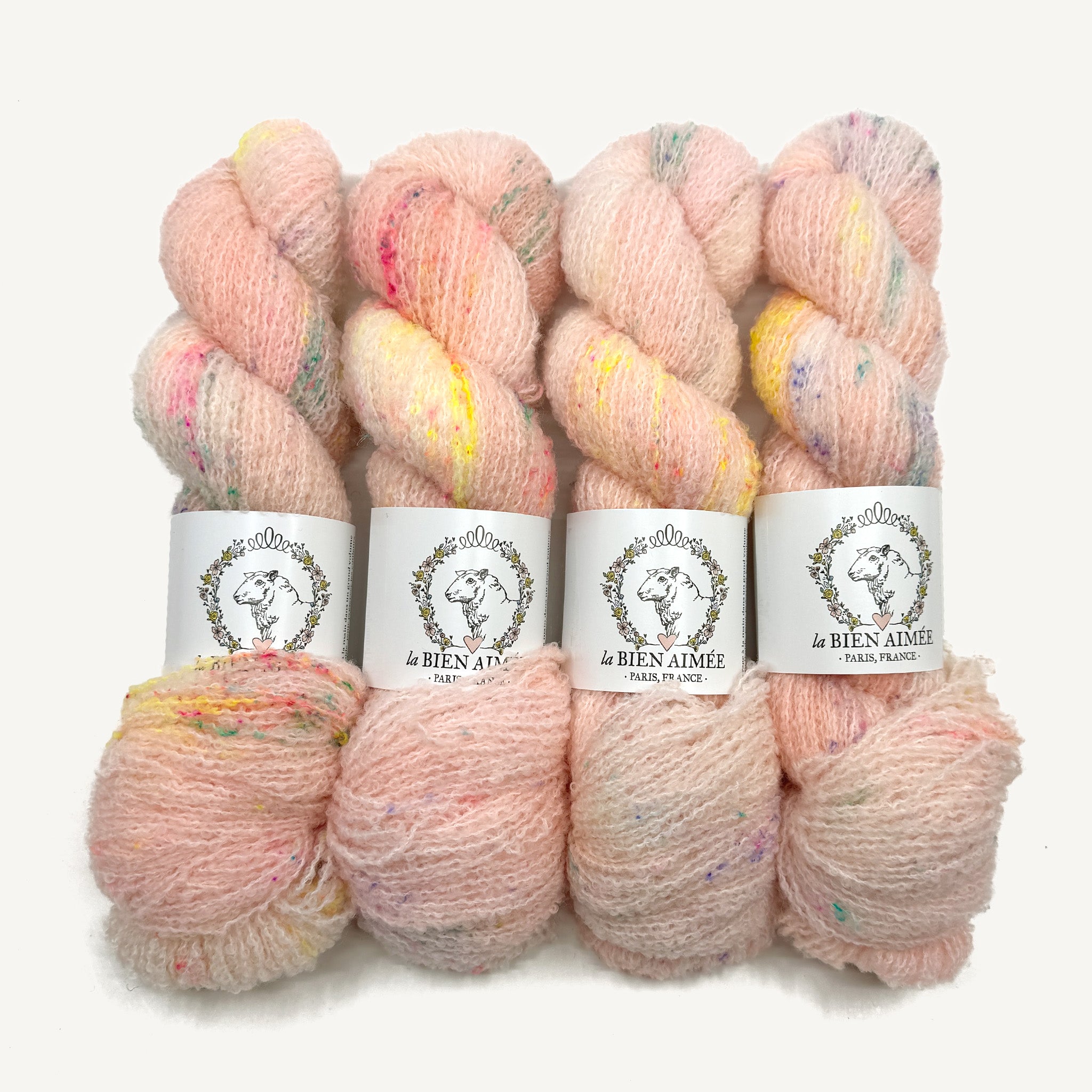 Merino Bouclé pinkfetti