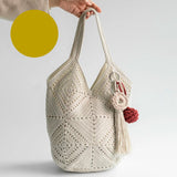 Kit til Olio Motif Bag, gulgrøn