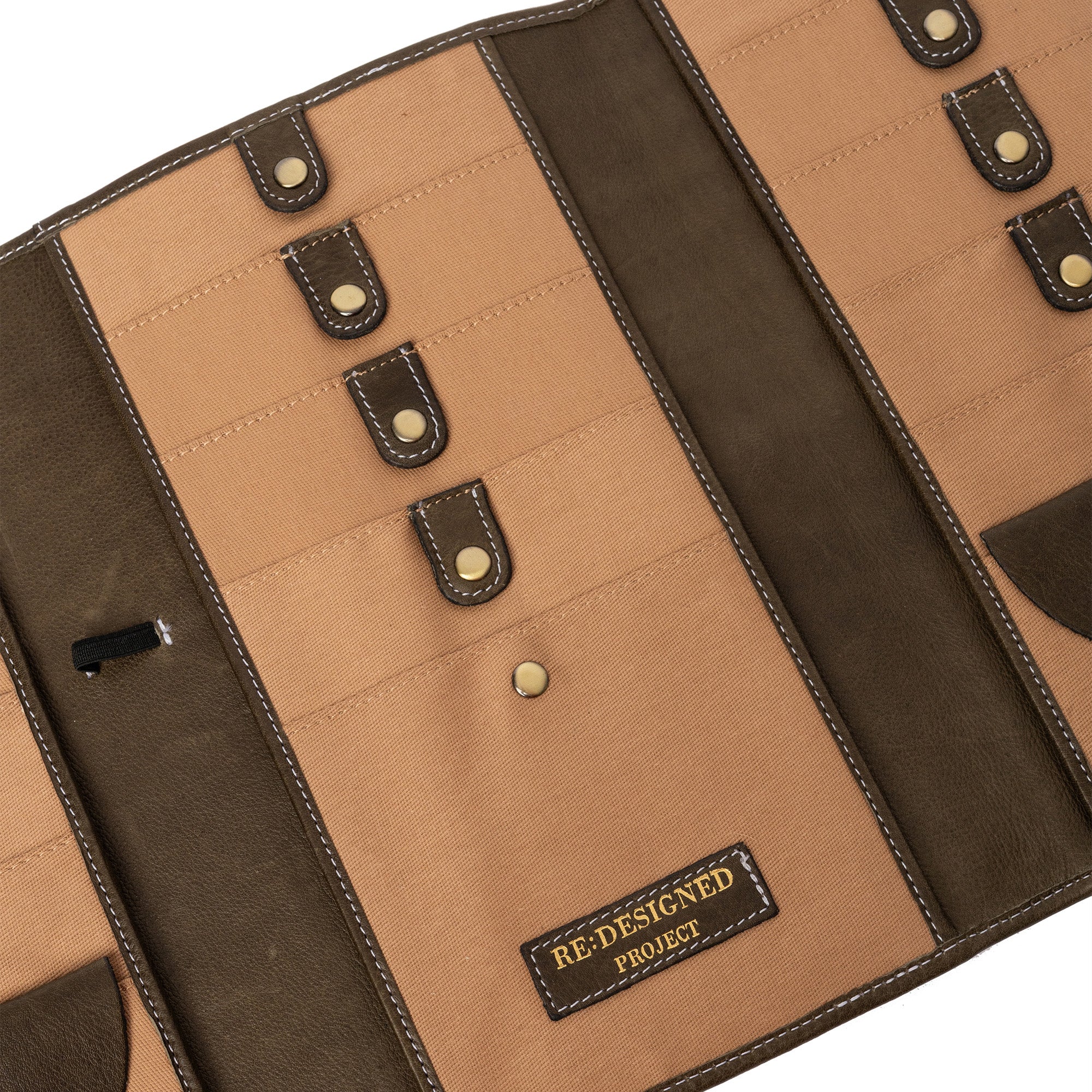 PROJECT 82, etui til faste rundpinde i dark green