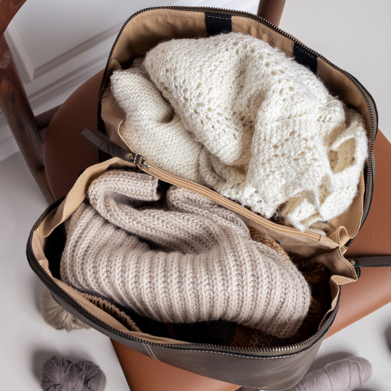 PROJECT 10, stor taske i dark green