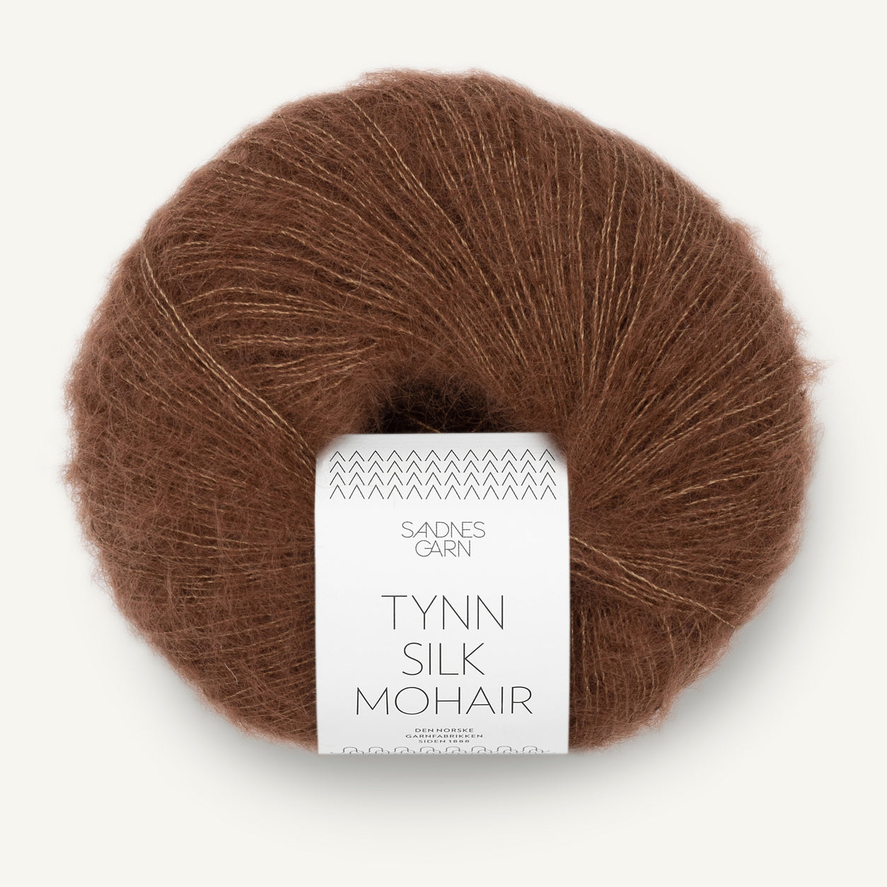 Tynn Silk Mohair chokolade [3073]