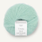 Tynn Silk Mohair blå dis [7720]