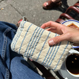 PetiteKnit Knitter's Tool Clutch, striped seersucker