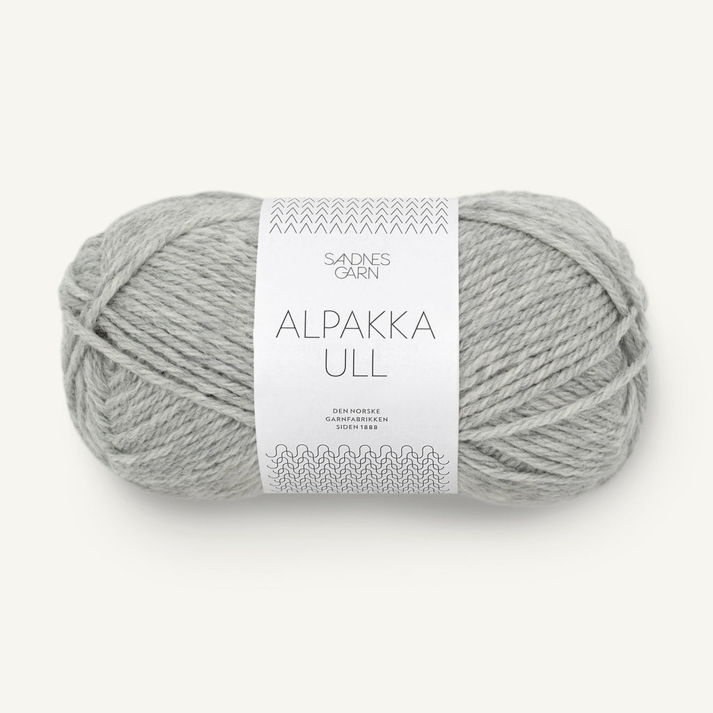 Alpakka Ull grå melange [1042]