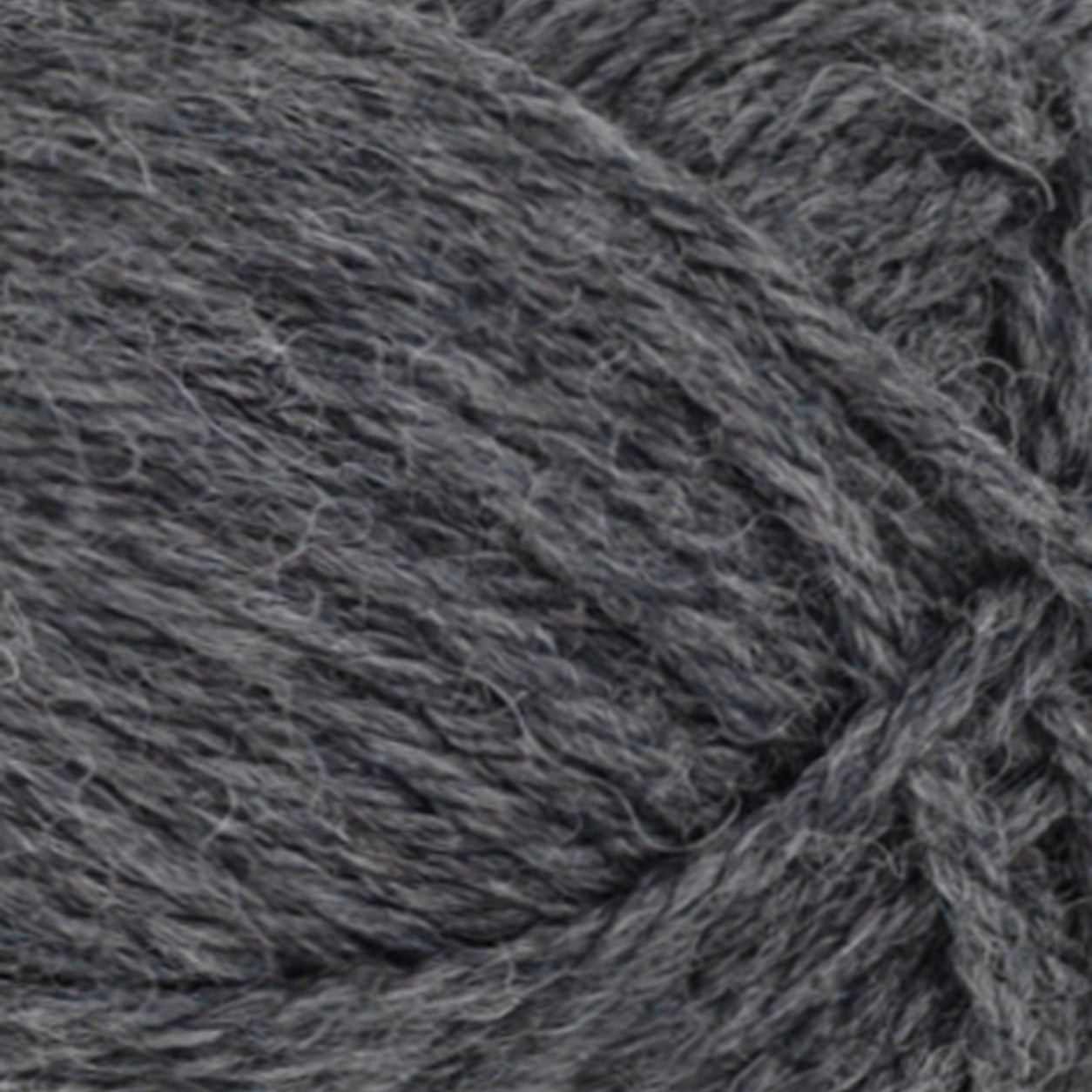 Alpakka Ull mørk grå melange [1053]