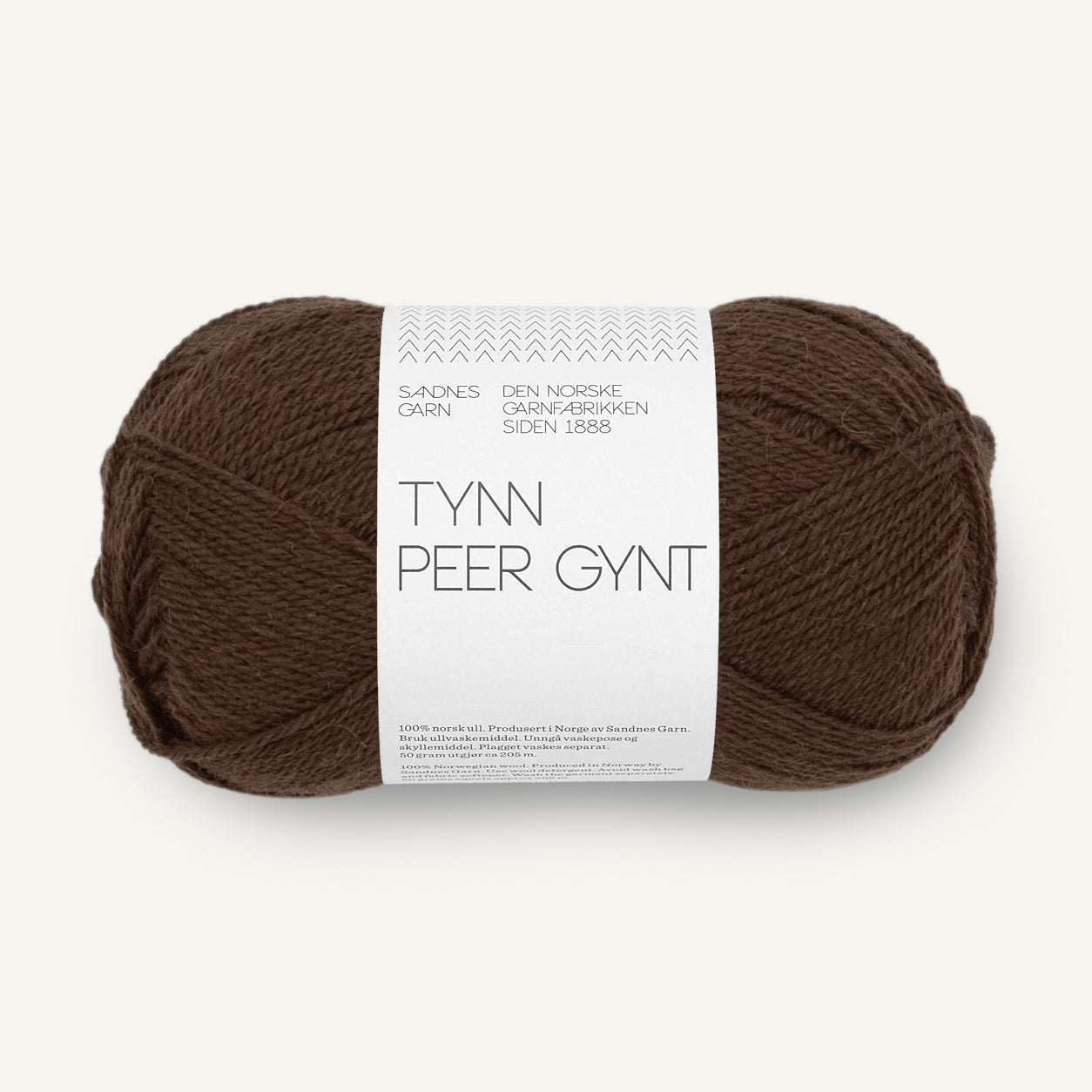Tynn Peer Gynt mørk brun [3082]