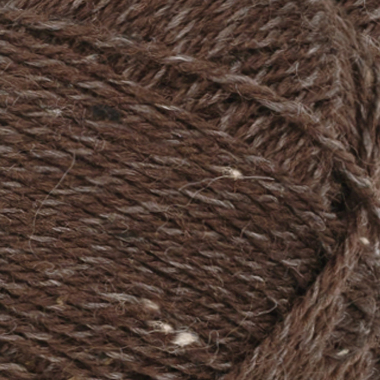 Tynn Peer Gynt mørk brun / natur tweed [3085]