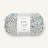 Peer Gynt lys grå melange blå tweed [1502]