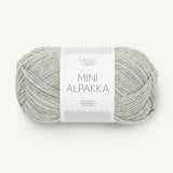 Mini Alpakka lys grå melange [1032]