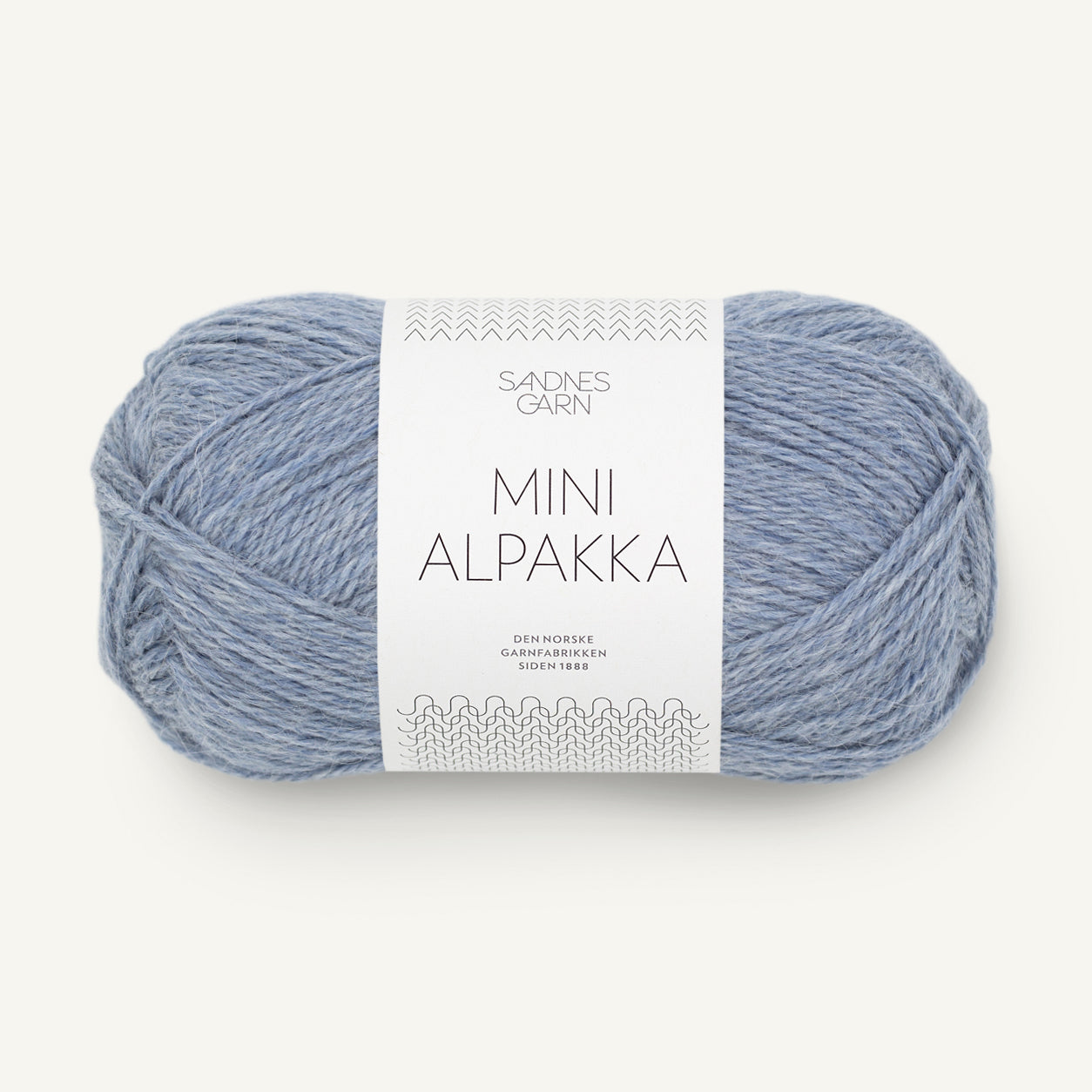 Mini Alpakka lys blå melange [6221]