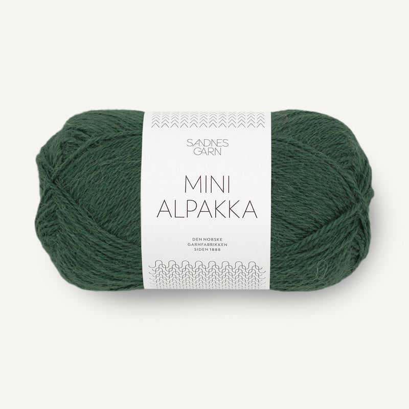 Mini Alpakka dyb skovgrøn [8581]