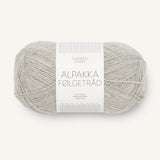Alpakka Følgetråd lys grå melange [1032]