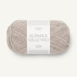 Alpakka Følgetråd lys beige melange [2650]