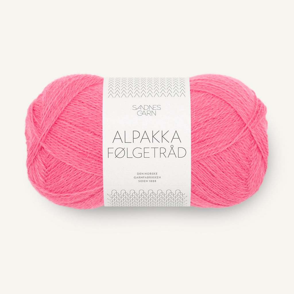 Alpakka Følgetråd bubblegum pink [4315]