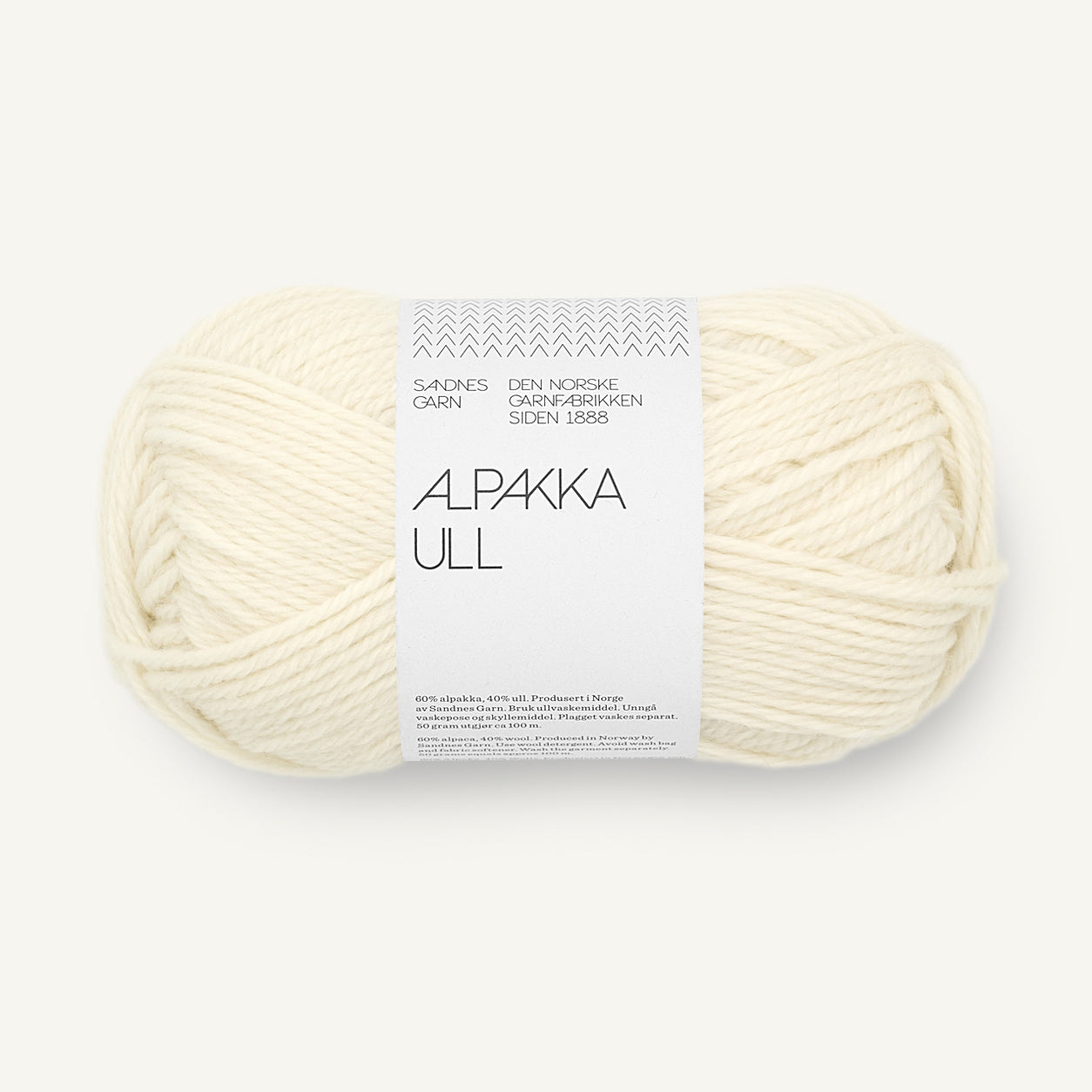 Alpakka Ull natur [1012]