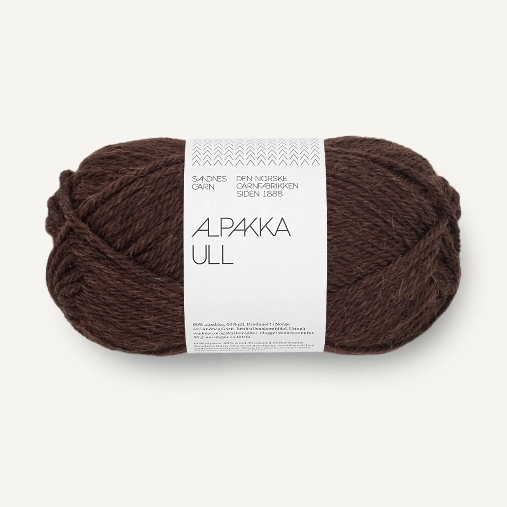 Alpakka Ull coffee [3581]