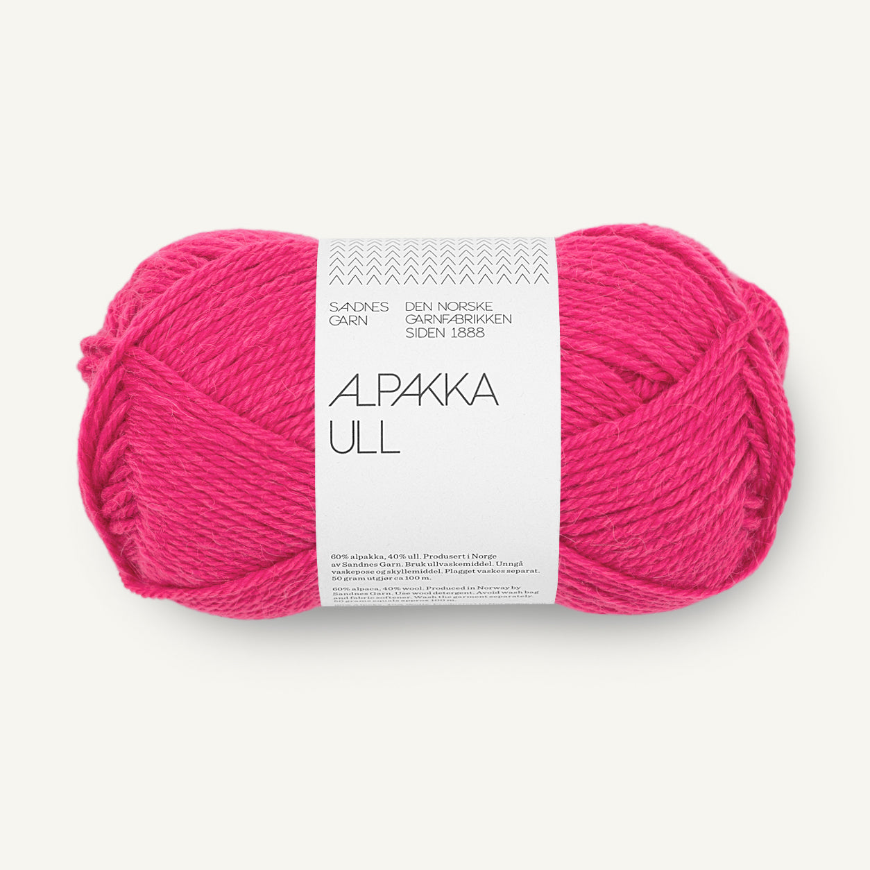 Alpakka Ull hot pink [4518]
