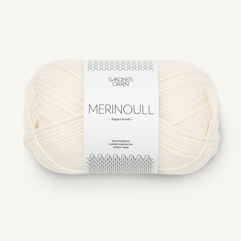 Merinoull hvid [1002]