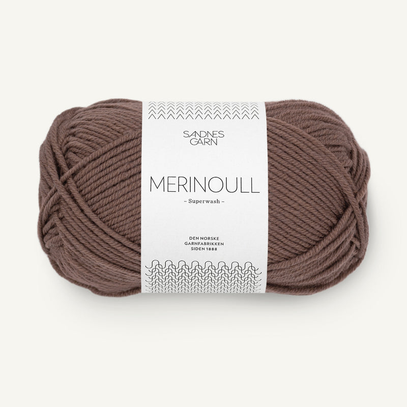 Merinoull mellembrun [3161]