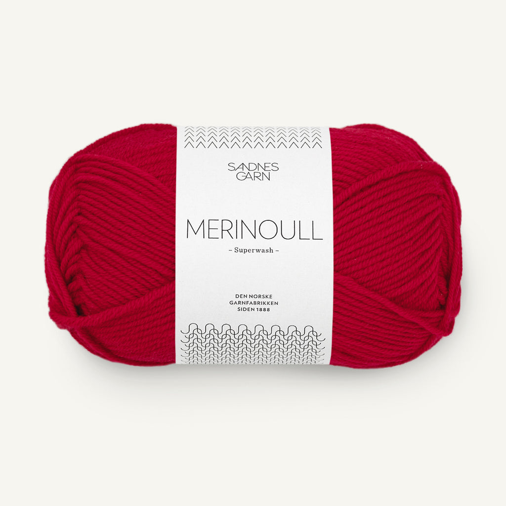 Merinoull rød [4219]