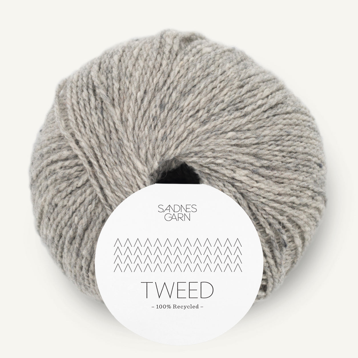Tweed Recycled lys grå [1085]