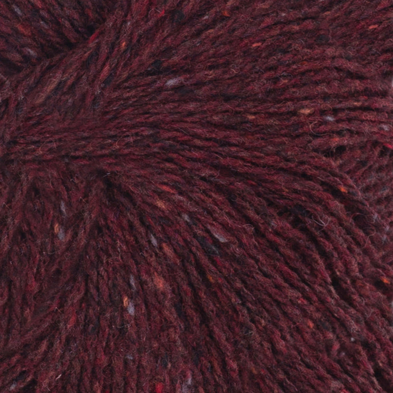 Tweed Recycled vinrød [4085]