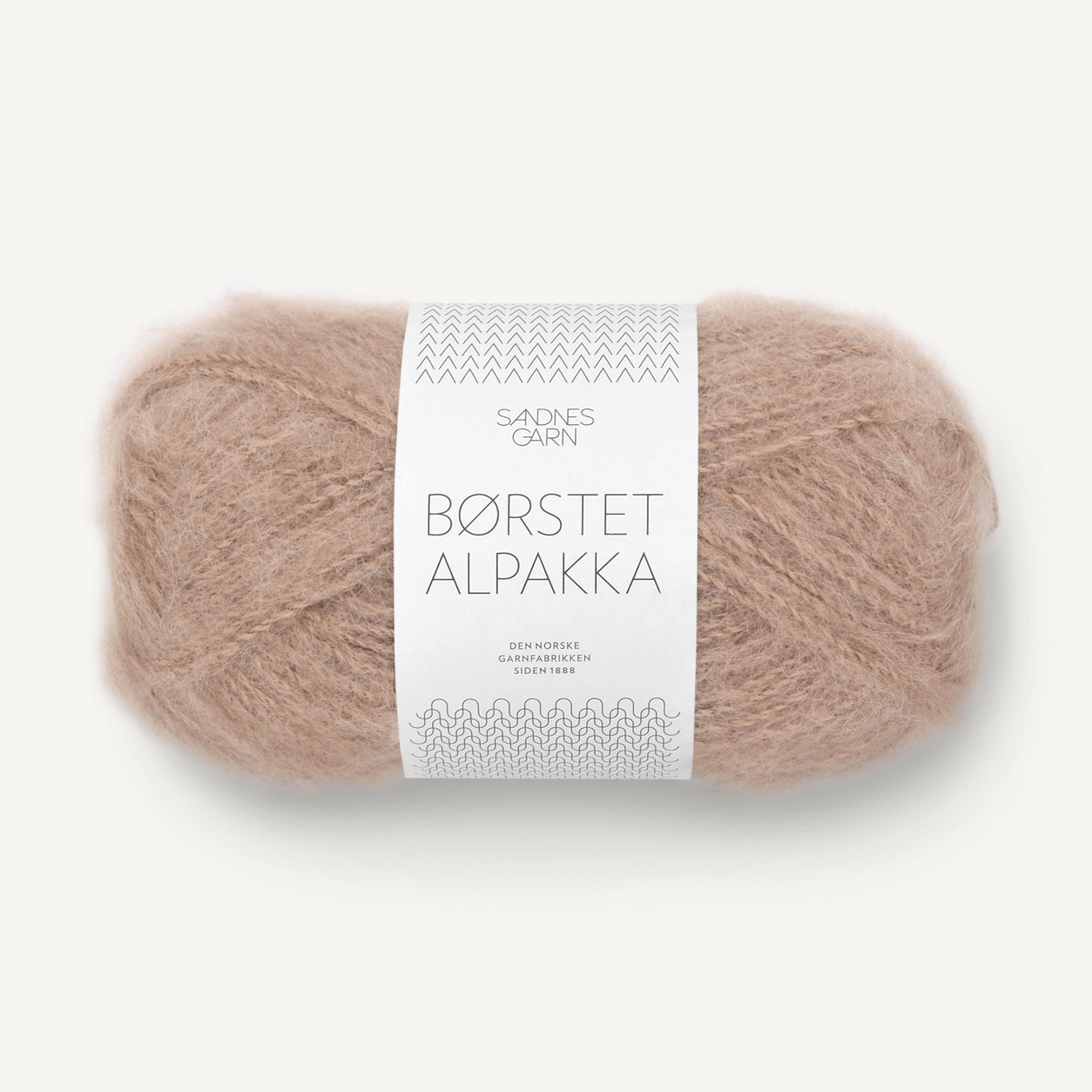 Børstet Alpakka cafe latte [3040]