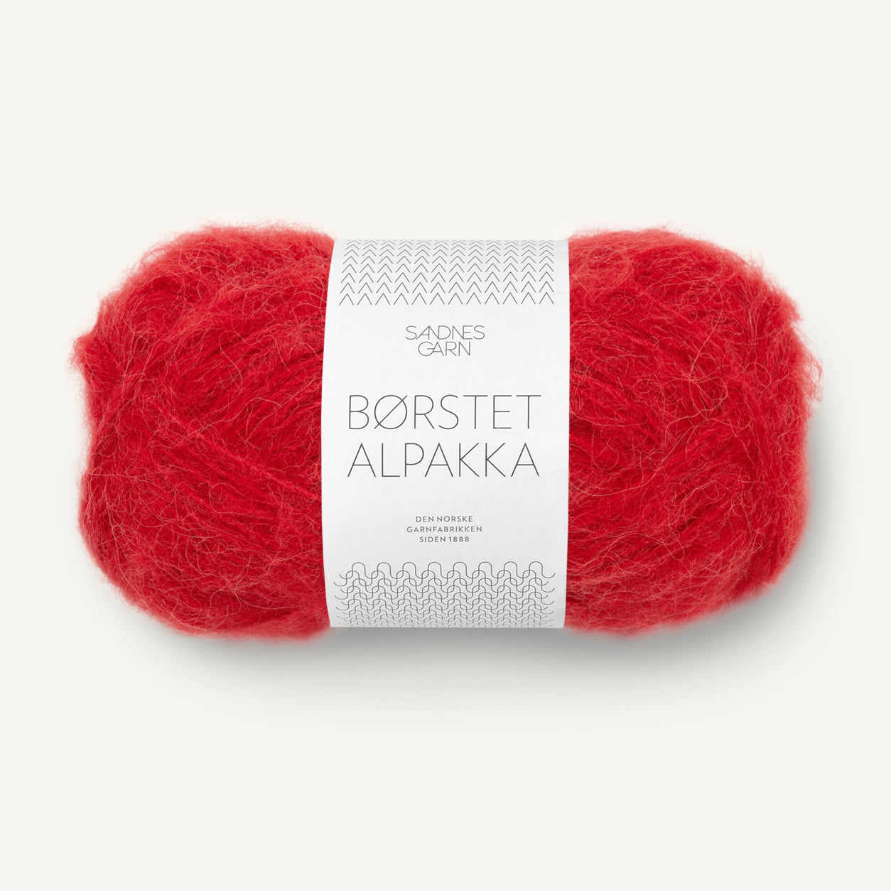 Børstet Alpakka equestrian red [4227]