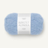 Børstet Alpakka lys blå [6003]