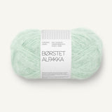 Børstet Alpakka mint green [7911]