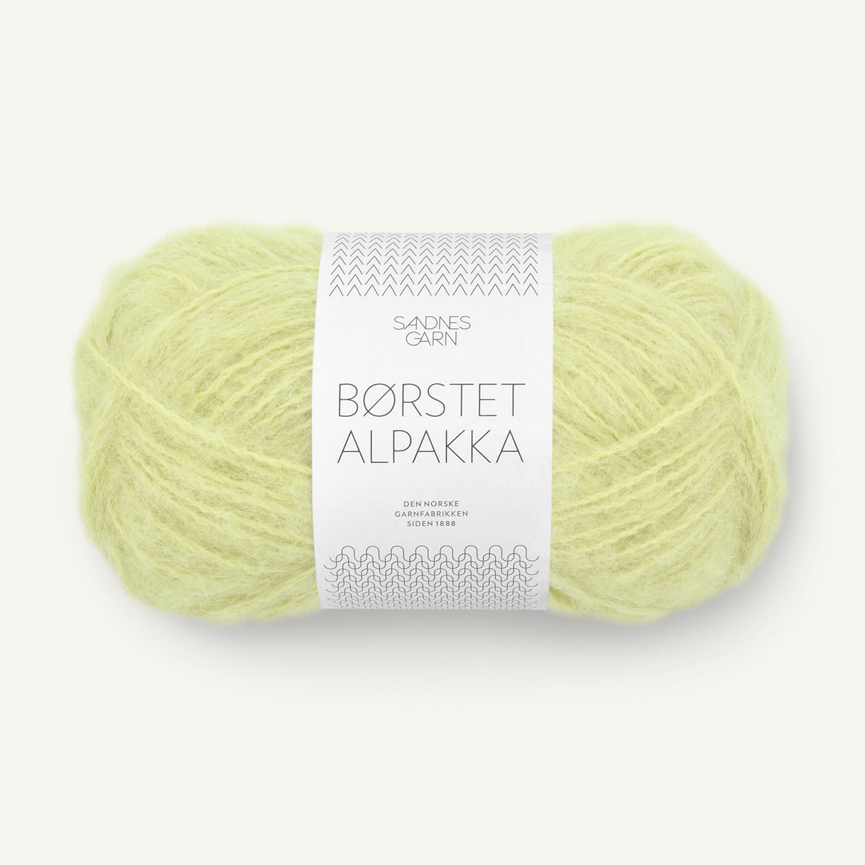 Børstet Alpakka lime punch [9523]