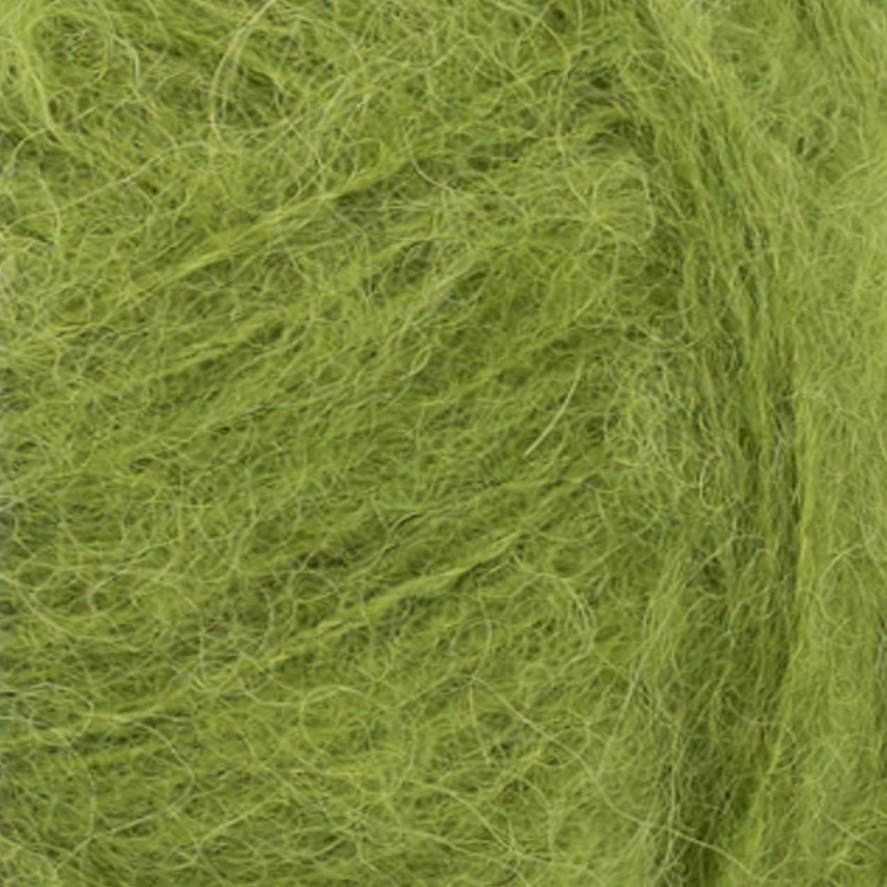 Børstet Alpakka matcha [9564]
