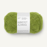 Børstet Alpakka matcha [9564]