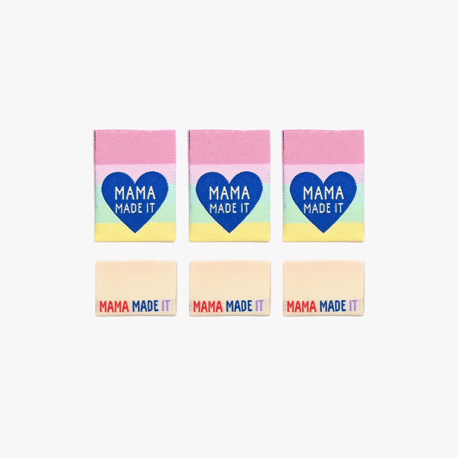 Labels, Mama made it - 6 stk