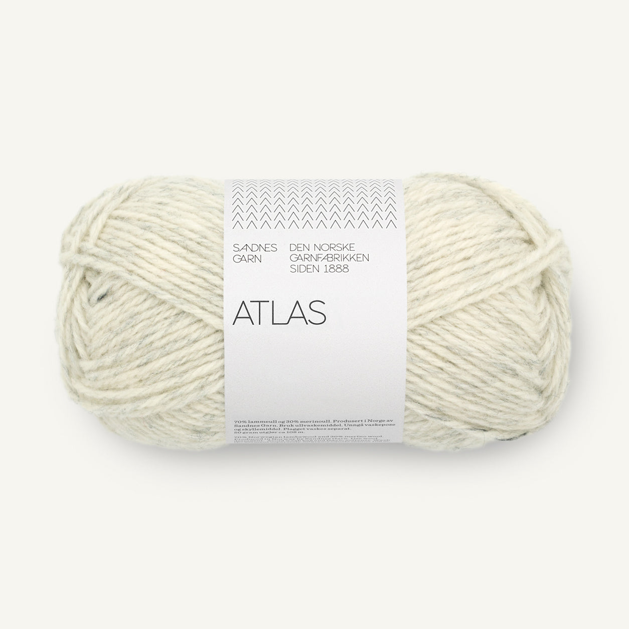Atlas lys grå melange [1032]