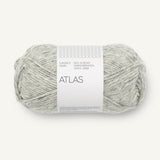 Atlas lys grå melange [1032]