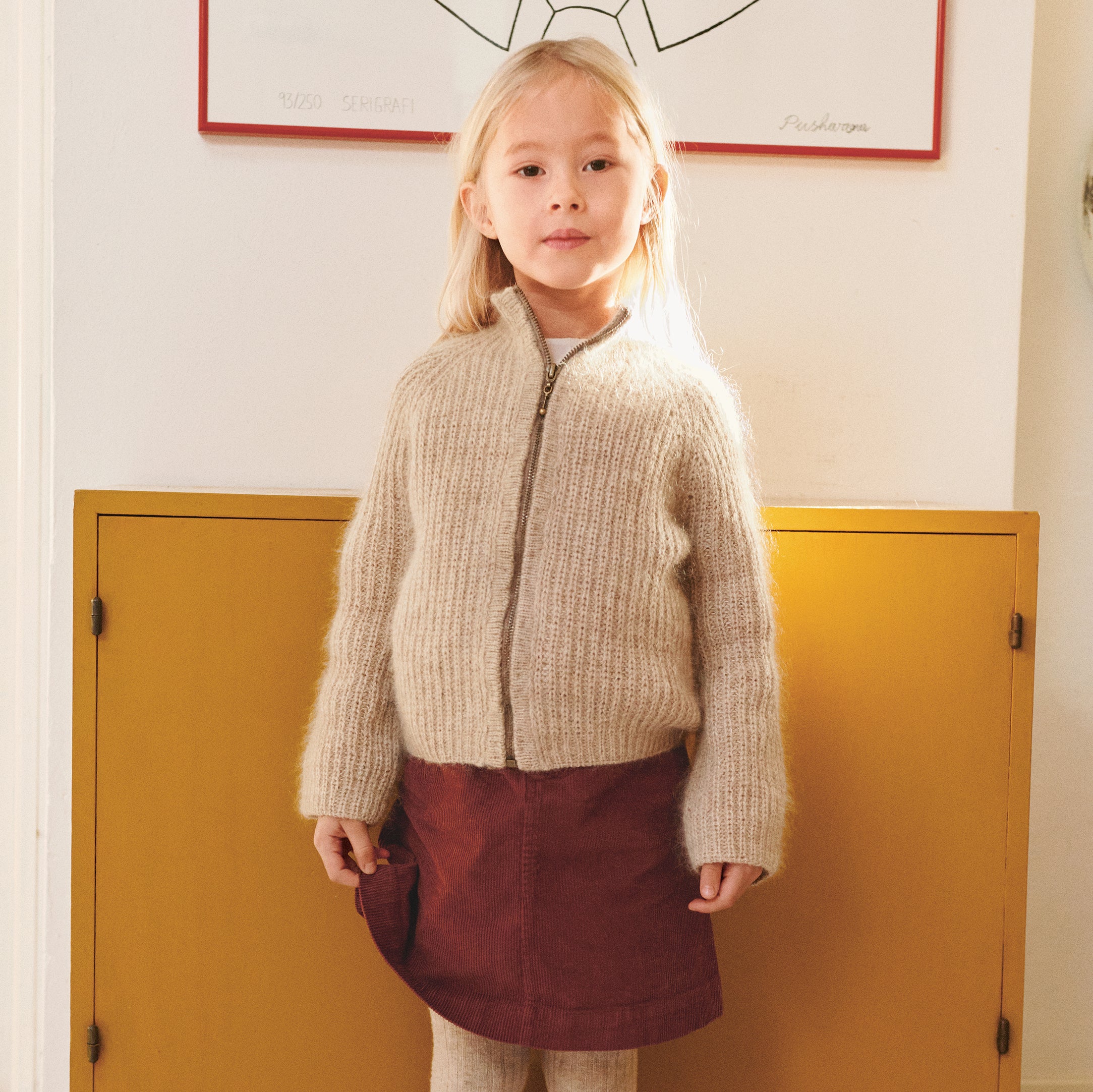 Opskrift på Tia Zipper Jacket Junior