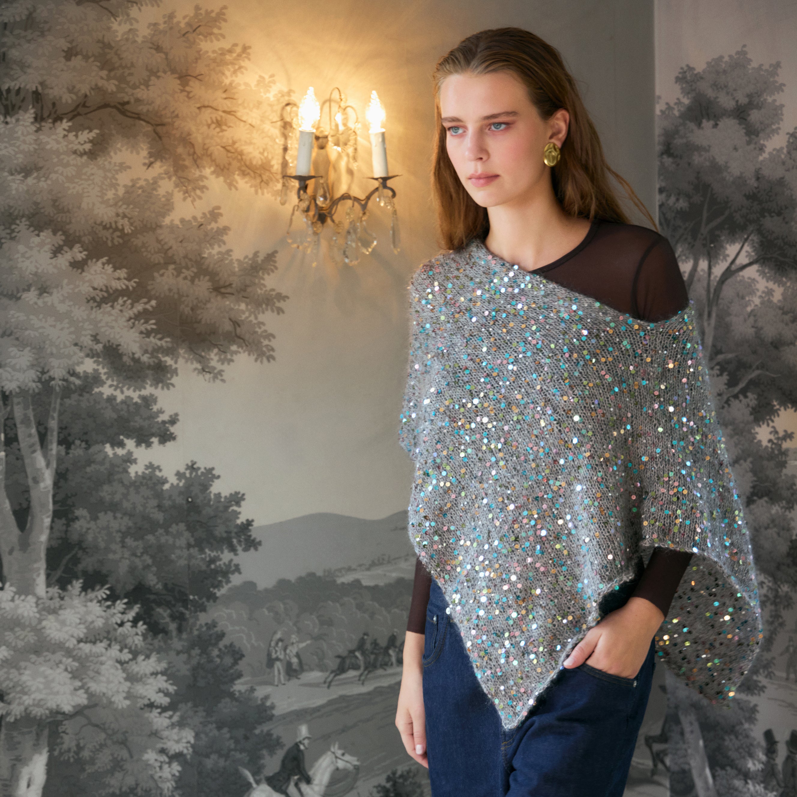 Opskrift på Belle Poncho