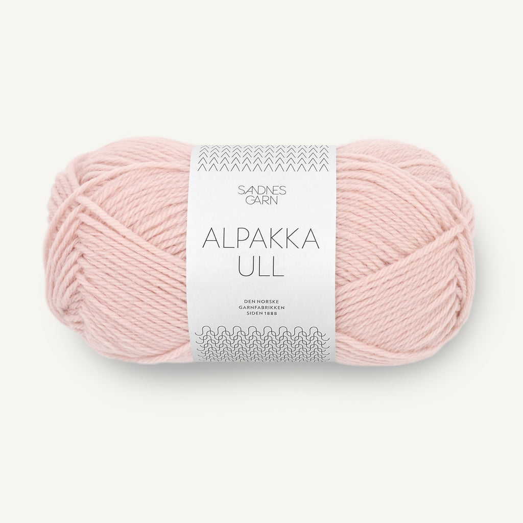 Alpakka Ull perlerosa [3521]