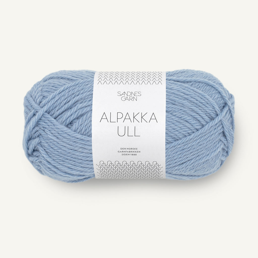 Alpakka Ull blå hortensia [6032]