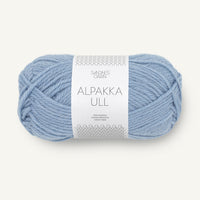 Alpakka Ull blå hortensia [6032]