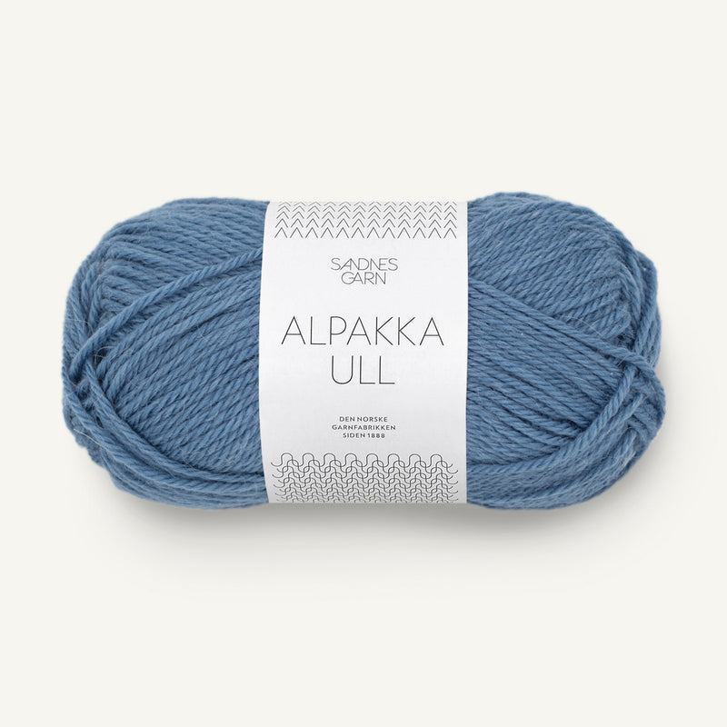 Alpakka Ull jeansblå [6052]